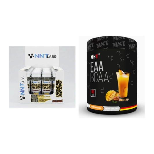 Trainings-Set: NNT Extreme Black Edition Shot + MST EAA & BCAA – alle enthaltenen Artikel