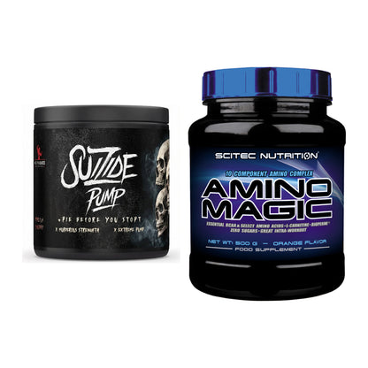 Trainings-Set: #GYMJUICE SUIZIDE PUMP + Scitec Amino Magic – alle enthaltenen Artikel