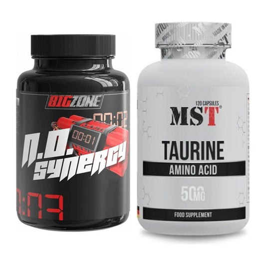 Trainings-Set: Big Zone N.O Synergy + MST Taurine – alle enthaltenen Artikel