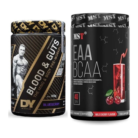 Trainings-Set: DY Nutrition Blood&Guts + MST EAA & BCAA – alle enthaltenen Artikel
