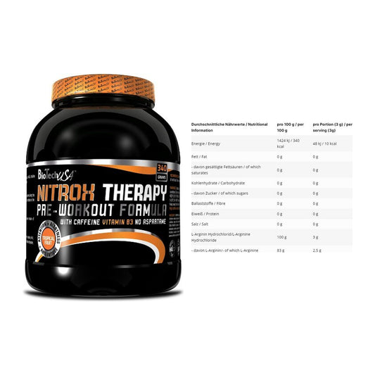 Trainings-Set: BioTech NitroX Therapy + INLEAD L-Arginin HCL – alle enthaltenen Artikel