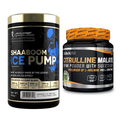 Trainings-Set: Kevin Levrone Shaaboom Ice + BioTech Citrulline Malate – alle enthaltenen Artikel