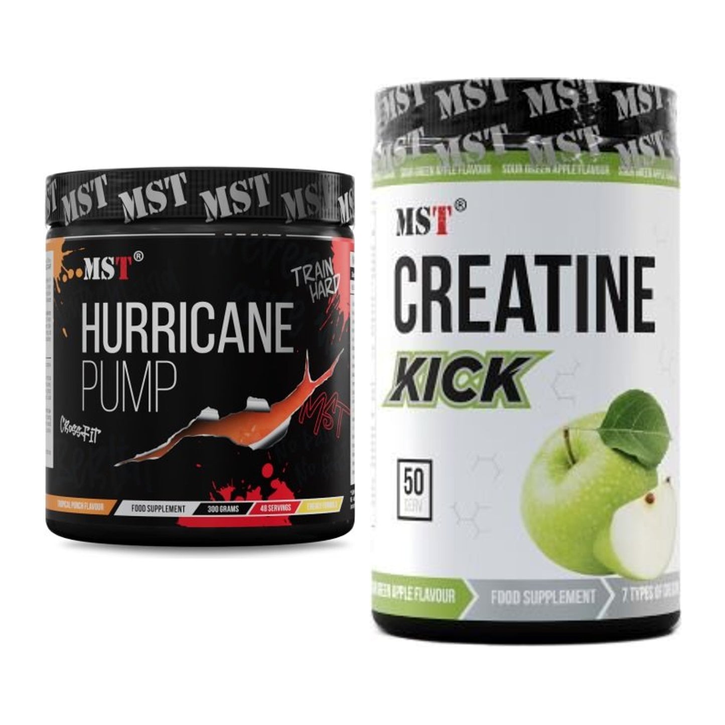 Trainings-Set: MST Hurricane Pump + MST Creatine Kick – alle enthaltenen Artikel