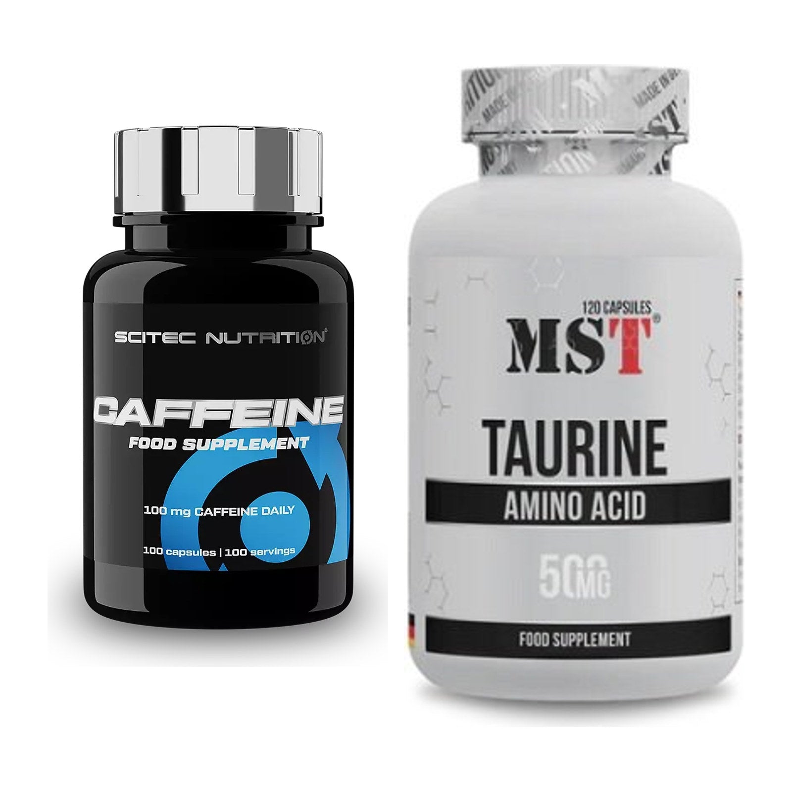 Trainings-Set: Scitec Caffeine + MST Taurine – alle enthaltenen Artikel