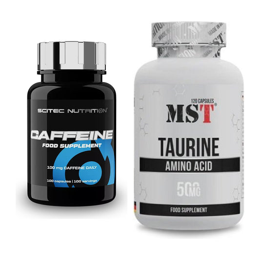 Trainings-Set: Scitec Caffeine + MST Taurine – alle enthaltenen Artikel