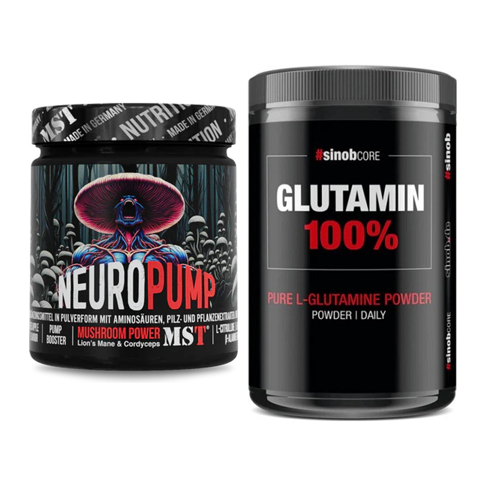 Trainings-Set: MST NeuroPump + Sinob Core L-Glutamin – alle enthaltenen Artikel