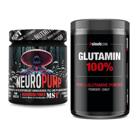 Trainings-Set: MST NeuroPump 270g (Red Apple) + Sinob Core L-Glutamin – alle enthaltenen Artikel