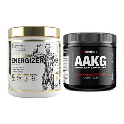 Trainings-Set: Kevin Levrone Full Blown + Sinob Core Arginin AAKG – alle enthaltenen Artikel
