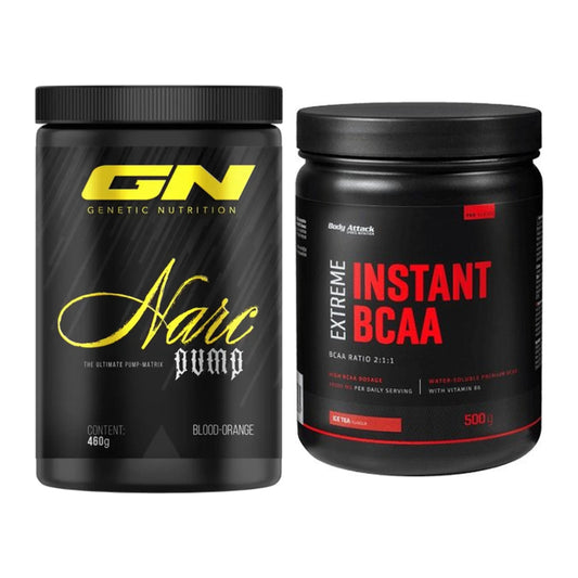 Trainings-Set: GN Narc Pump + Body Attack Instant BCAA Extreme – alle enthaltenen Artikel