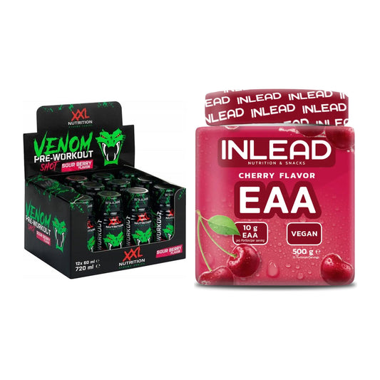 Trainings-Set: XXL Nutrition Venom Shot + INLEAD EAA – alle enthaltenen Artikel