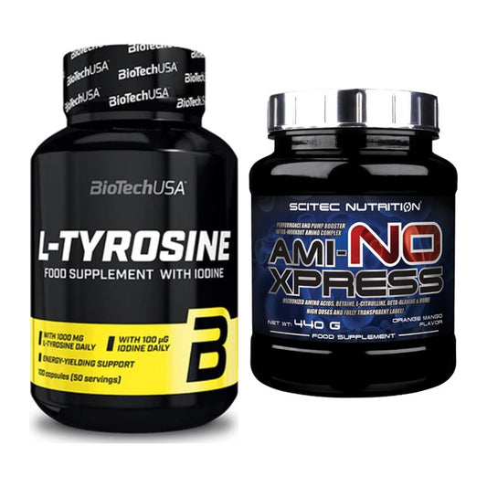 Trainings-Set: BioTech Tyrosine + Scitec Ami-NO Xpress – alle enthaltenen Artikel