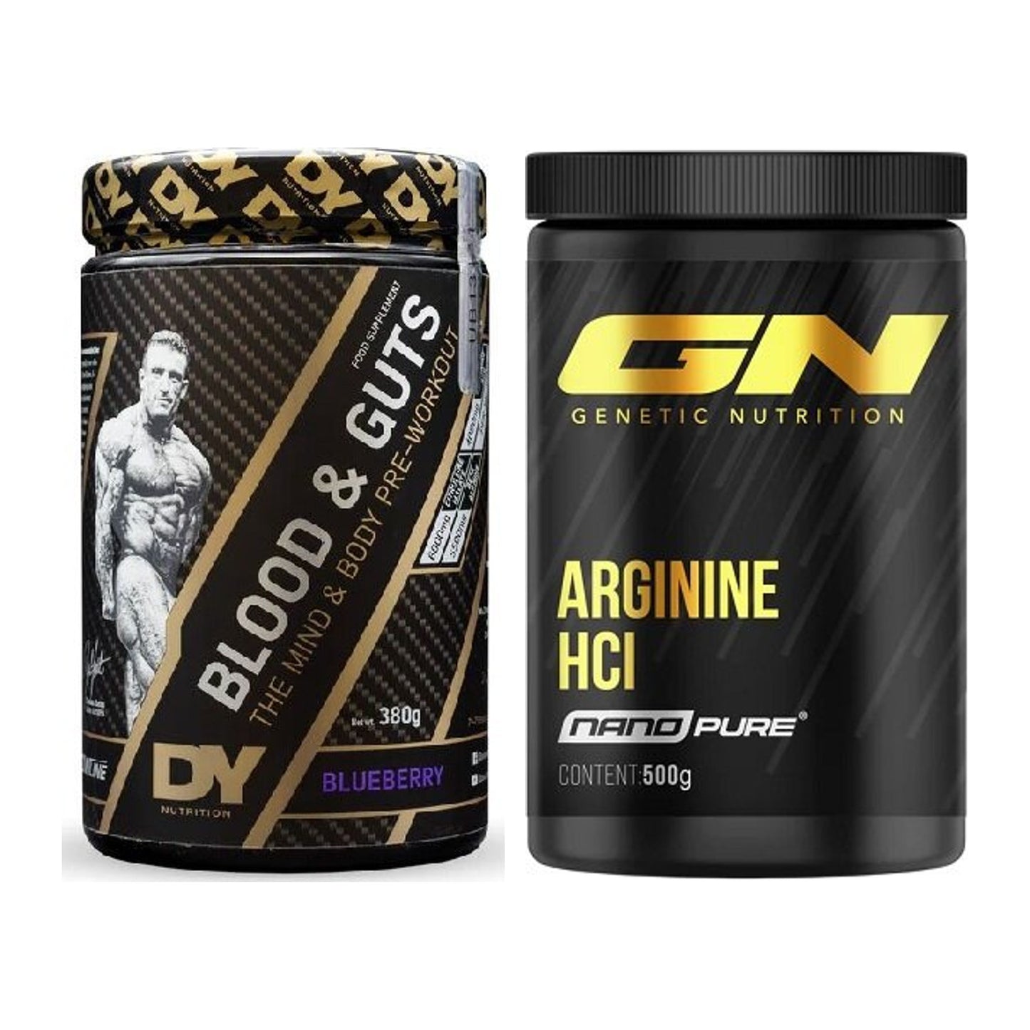 Trainings-Set: DY Nutrition Blood&Guts + GN Arginine HCL Nano Pure – alle enthaltenen Artikel