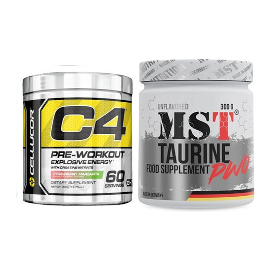 Trainings-Set: Cellucor C4 Original 60 Serv. + MST Taurine – alle enthaltenen Artikel