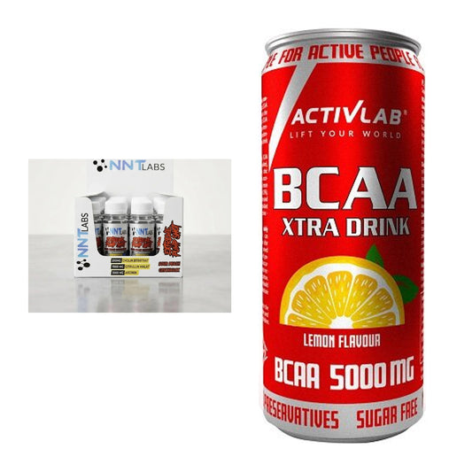 Trainings-Set: NNT Extreme Pump Shot + Activlab BCAA Xtra Drink 5000mg – alle enthaltenen Artikel