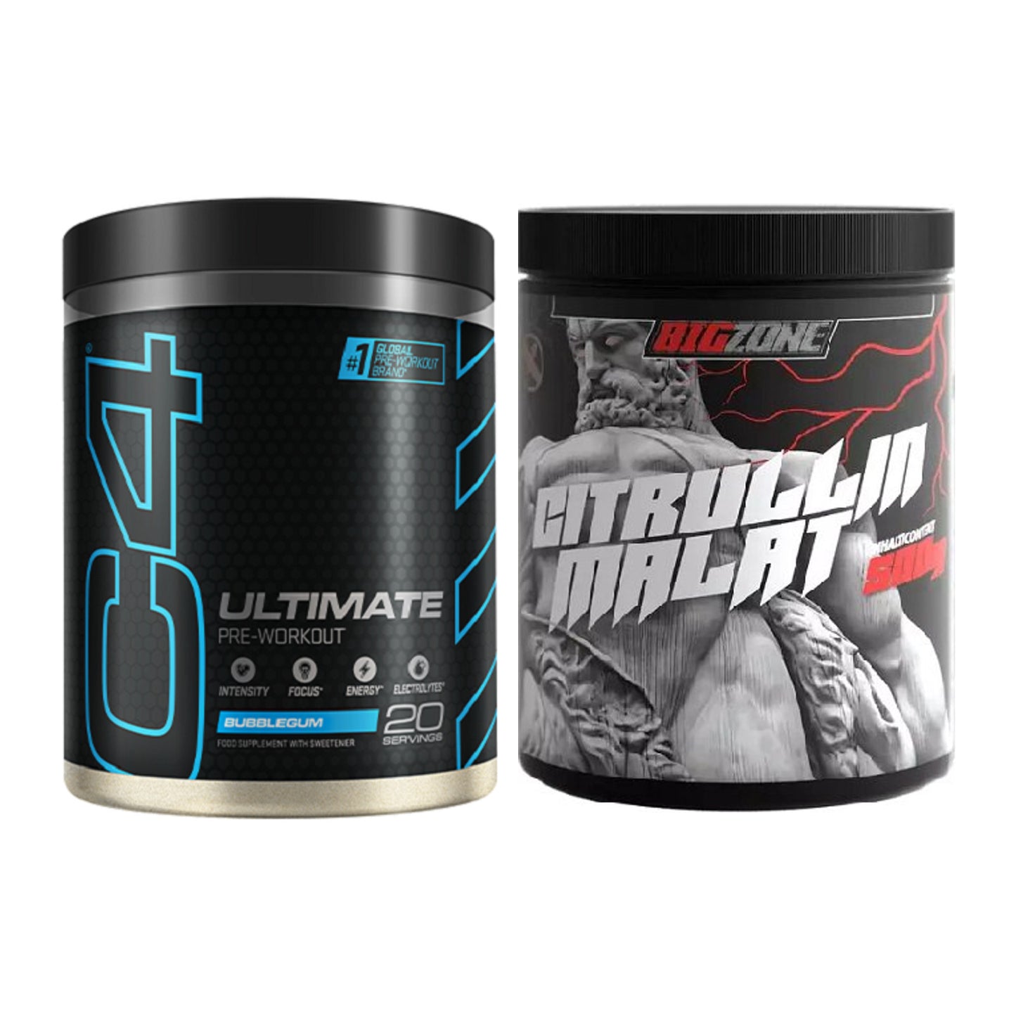 Trainings-Set: Cellucor C4 ULTIMATE 20 + Big Zone Citrullin Malat – alle enthaltenen Artikel