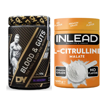 Trainings-Set: DY Nutrition Blood&Guts + INLEAD L-Citrullin Malat 2:1 – alle enthaltenen Artikel