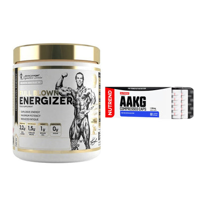 Trainings-Set: Kevin Levrone Full Blown + Nutrend AAKG Compressed – alle enthaltenen Artikel