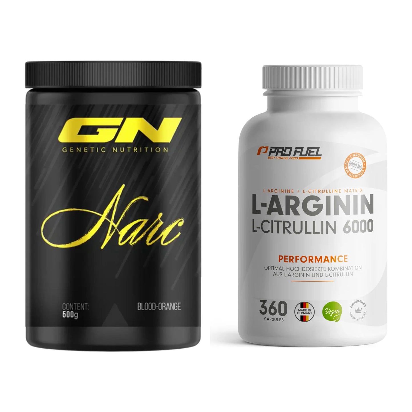 Trainings-Set: GN Narc + ProFuel L-Arginin & L-Citrullin – alle enthaltenen Artikel