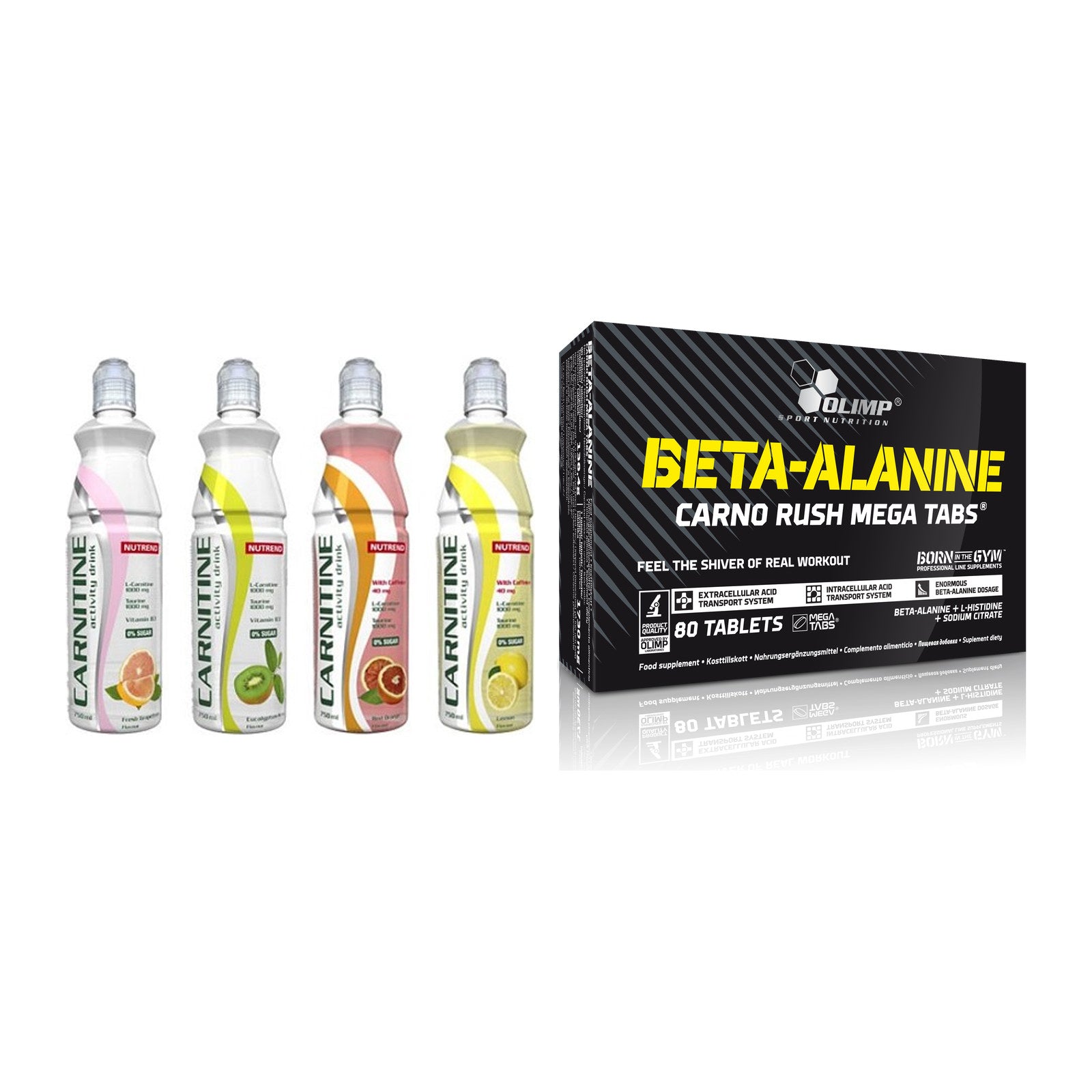 Trainings-Set: Nutrend Activity + Olimp Beta-Alanin Carno – alle enthaltenen Artikel