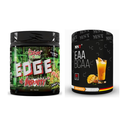 Trainings-Set: Psycho Pharma Edge of Insanity + MST EAA & BCAA – alle enthaltenen Artikel