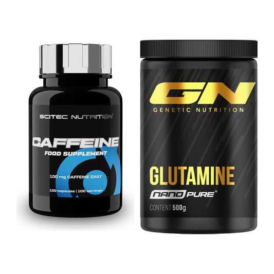 Trainings-Set: Scitec Caffeine + GN Nano Pure Glutamine – alle enthaltenen Artikel