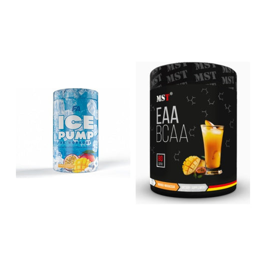 Trainings-Set: FA Nutrition ICE Pump + MST EAA & BCAA 1040g – alle enthaltenen Artikel