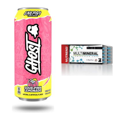 Trainings-Set: Ghost Energy + Nutrend Multimineral Compressed – alle enthaltenen Artikel