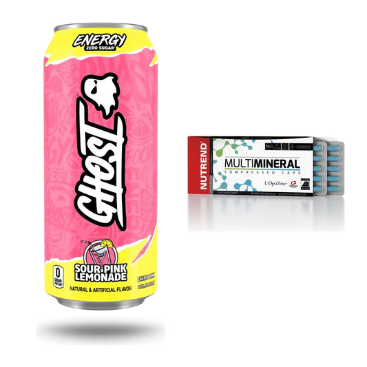 Trainings-Set: Ghost Energy + Nutrend Multimineral Compressed – alle enthaltenen Artikel