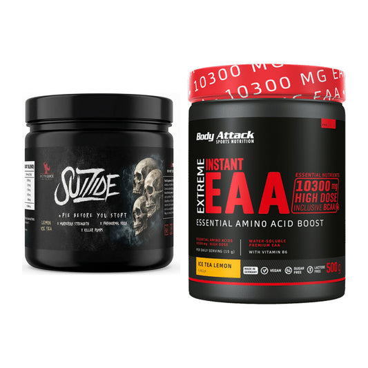 Trainings-Set: #GYMJUICE SUIZIDE Booster + Body Attack Extreme – alle enthaltenen Artikel