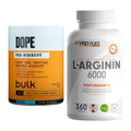 Trainings-Set: Bulk Dope Pre-Workout 30 Serv. + ProFuel L-Arginin 6000 – alle enthaltenen Artikel