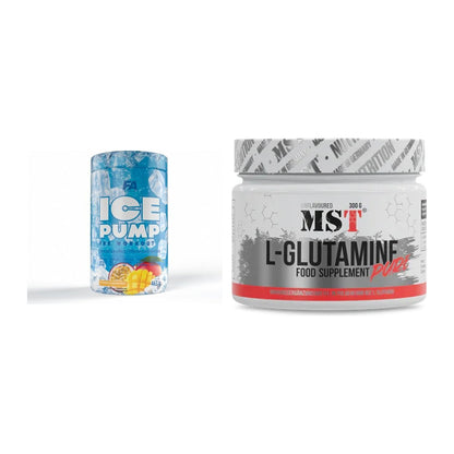 Trainings-Set: FA Nutrition ICE Pump Pre-Workout + MST Glutamine – alle enthaltenen Artikel