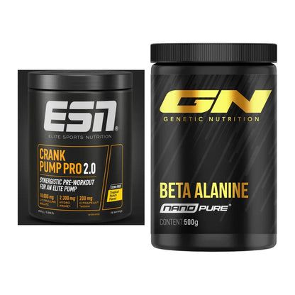 Trainings-Set: ESN Crank Pump Pro 2.0 + GN Nano Beta Alanine – alle enthaltenen Artikel