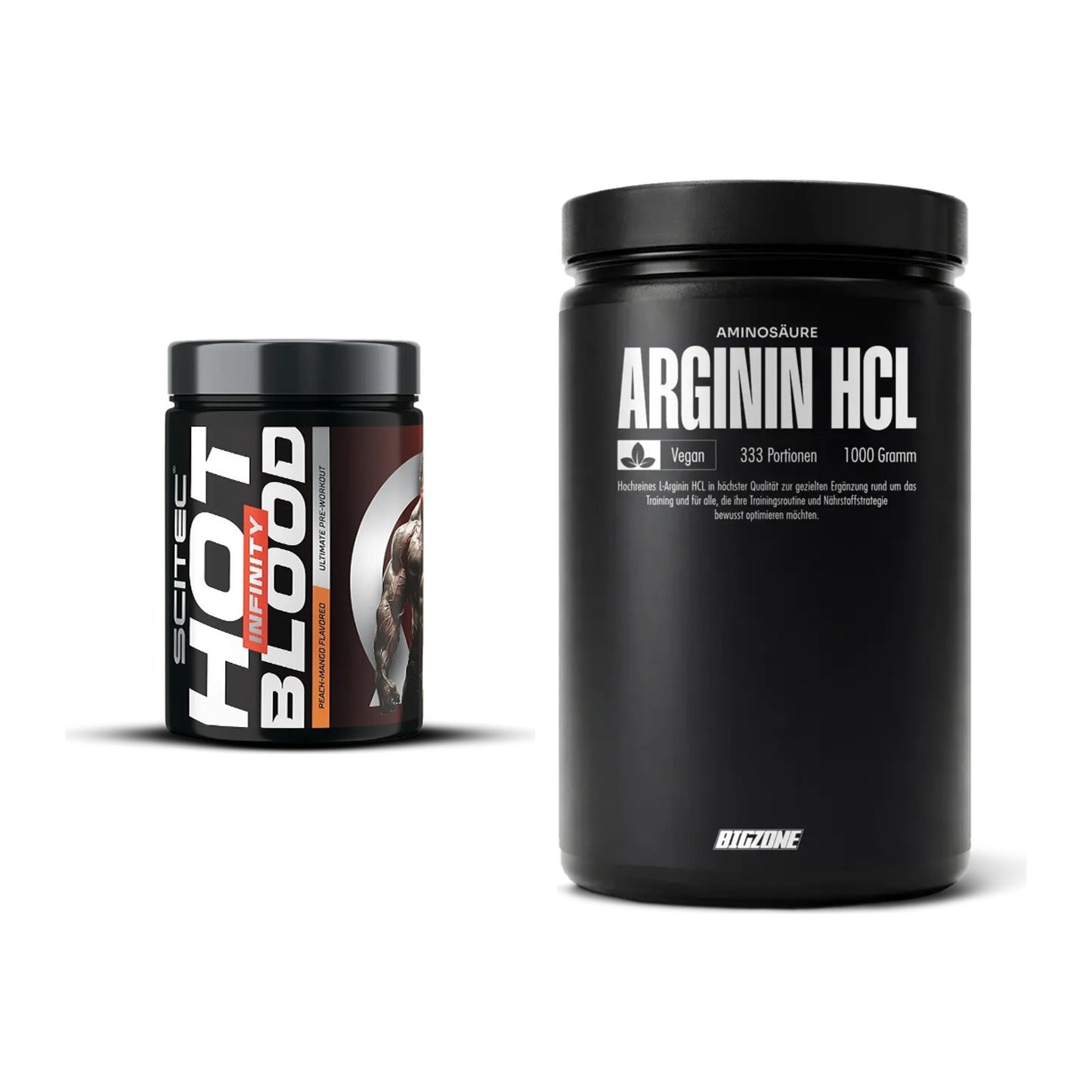 Trainings-Set: Scitec Hot Blood INFINITY + Big Zone L-Arginin – alle enthaltenen Artikel