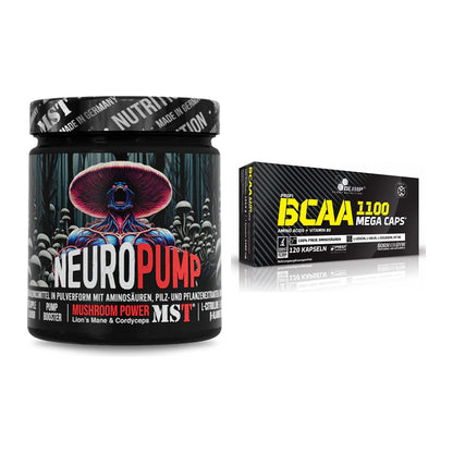 Trainings-Set: MST NeuroPump + Olimp BCAA Mega Caps – alle enthaltenen Artikel