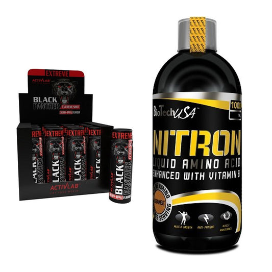 Trainings-Set: Activlab Black Panther Extreme + BioTech Liquid Amino – alle enthaltenen Artikel