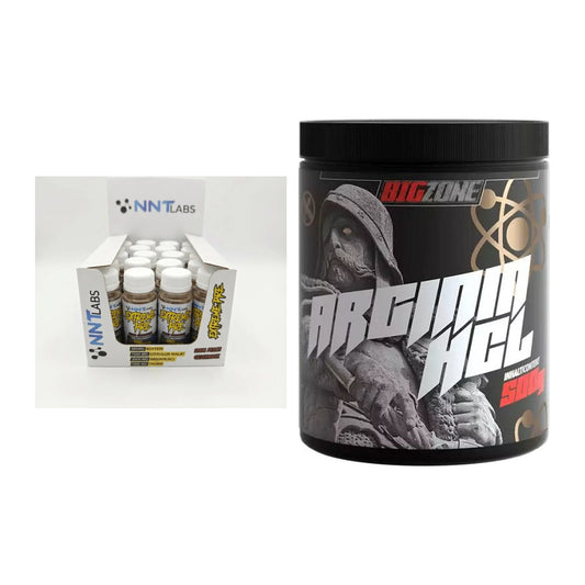 Trainings-Set: NNT Extreme Pre-Workout Shot + Big Zone Arginine HCl – alle enthaltenen Artikel
