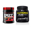 Trainings-Set: Scitec Hot Blood Hardcore + Olimp L-Glutamine Xplode – alle enthaltenen Artikel