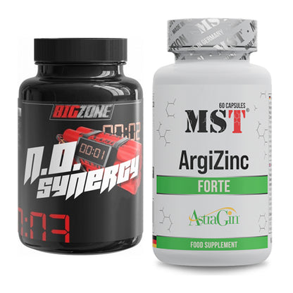 Trainings-Set: Big Zone N.O Synergy + MST ArgiZinc Forte – alle enthaltenen Artikel