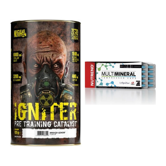 Trainings-Set: Nuclear Nutrition IGNITER + Nutrend Multimineral – alle enthaltenen Artikel
