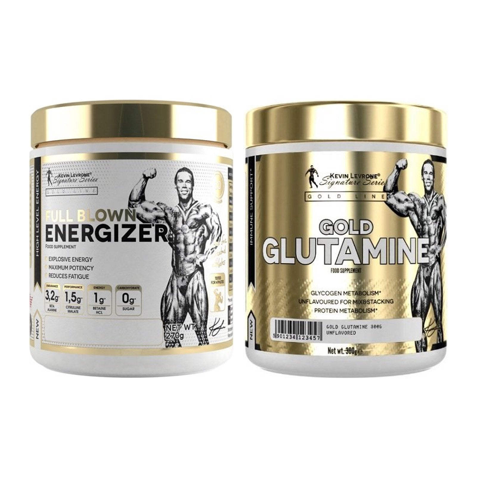 Trainings-Set: Kevin Levrone Full Blown + Kevin Levrone GOLD – alle enthaltenen Artikel
