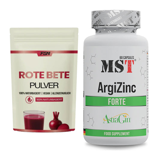 Trainings-Set: FGN Rote Beete Pulver + MST ArgiZinc Forte – alle enthaltenen Artikel