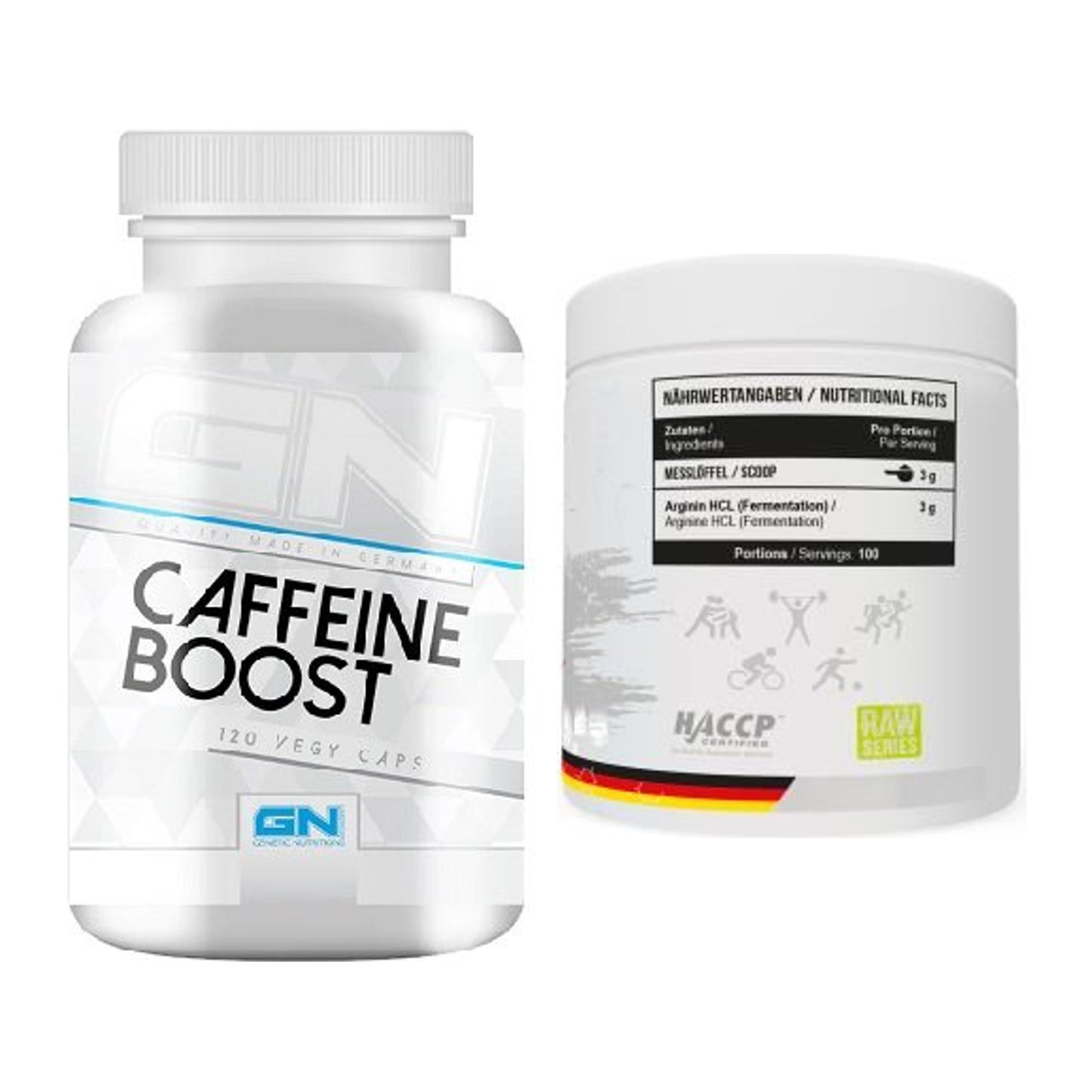 Trainings-Set: GN Caffein Boost + MST Arginine HCL – alle enthaltenen Artikel
