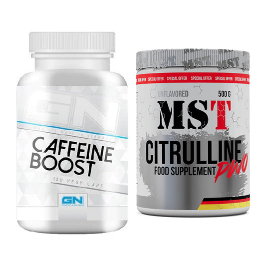 Trainings-Set: GN Caffein Boost + MST Citrulline Malat 500g – alle enthaltenen Artikel
