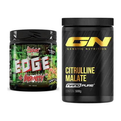 Trainings-Set: Psycho Pharma Edge of Insanity + GN Citrulline Malate – alle enthaltenen Artikel