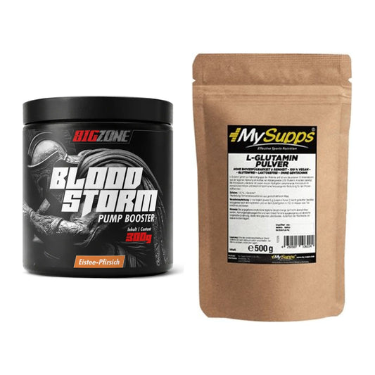 Trainings-Set: Big Zone Bloodstorm 2.0 + MySupps Glutamine – alle enthaltenen Artikel