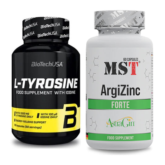 Trainings-Set: BioTech Tyrosine + MST ArgiZinc Forte – alle enthaltenen Artikel