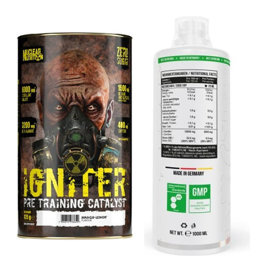 Trainings-Set: Nuclear Nutrition IGNITER + MST L-Carnitine 100.000 – alle enthaltenen Artikel