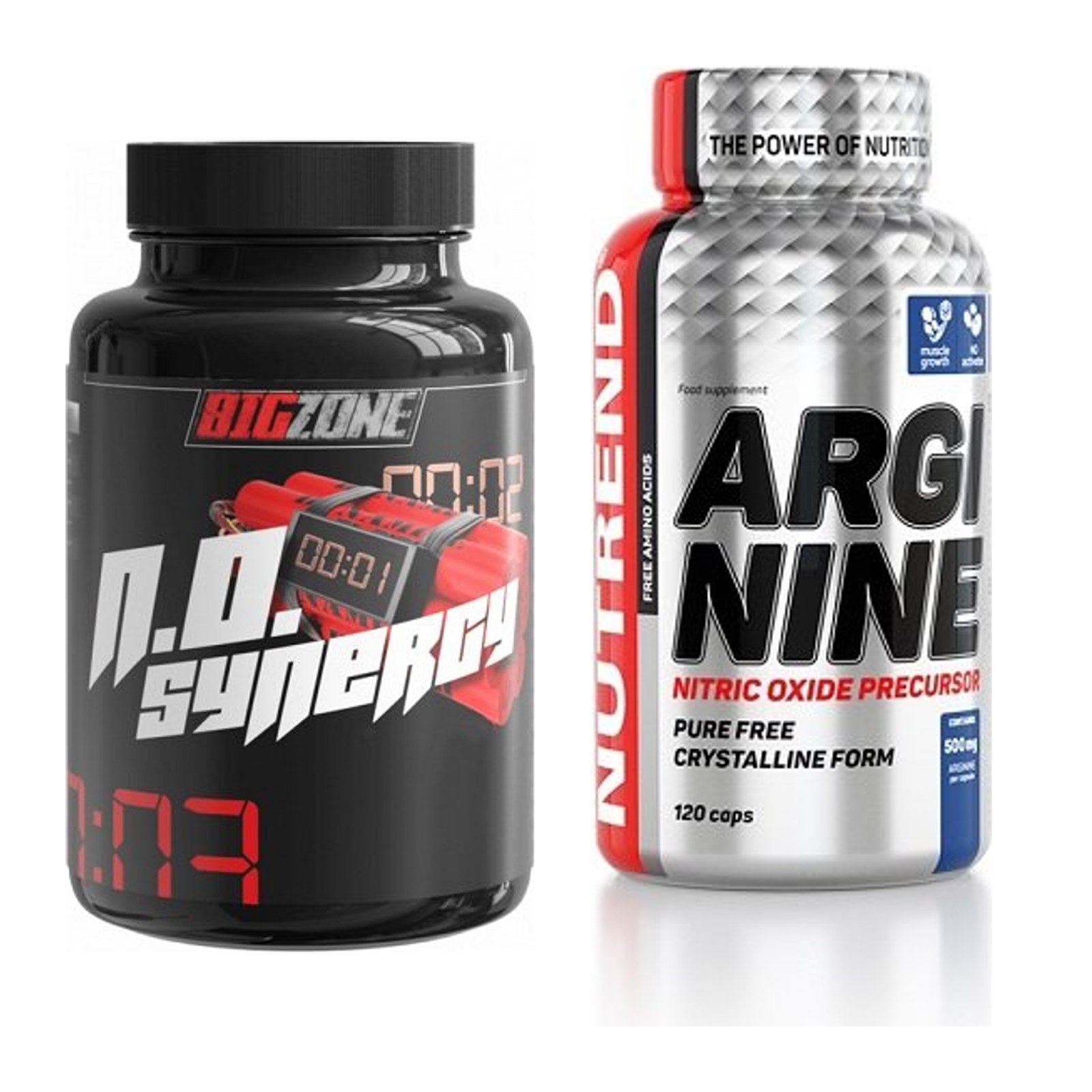 Trainings-Set: Big Zone N.O Synergy + Nutrend Arginine – alle enthaltenen Artikel