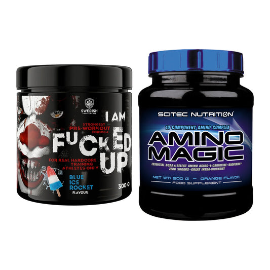 Trainings-Set: Swedish Supplements Fucked Up + Scitec Amino Magic – alle enthaltenen Artikel