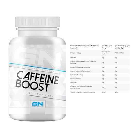 Trainings-Set: GN Caffein Boost + INLEAD L-Arginin HCL – alle enthaltenen Artikel